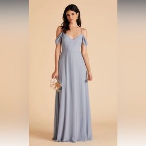 Birdy Grey Devin Convertible Dress Dusty Blue Chiffon